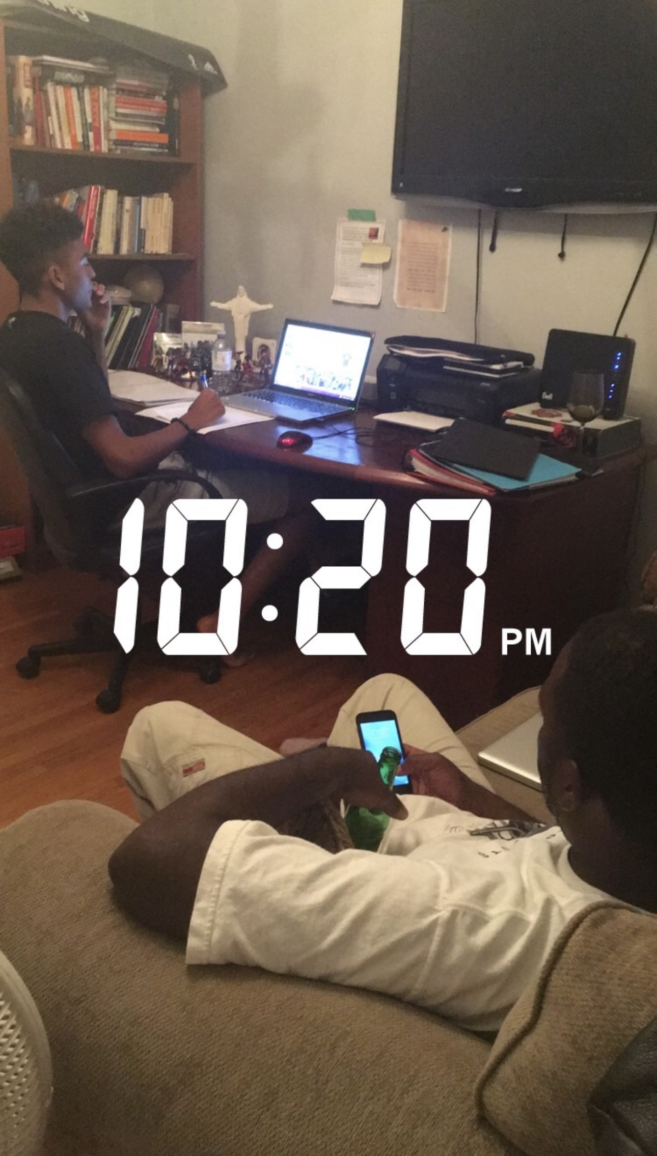 The Pathwai founder working at his laptop late at night during the recruiting process